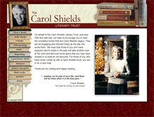 Tablet Screenshot of carol-shields.com